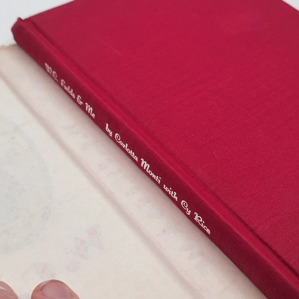 Carlotta Monti W.C. Fields & Me Hardcover 1971 Taiwan Reprint Biography Good